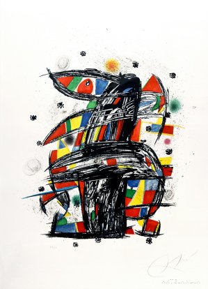 Joan  Miró - Arlequin tourneur