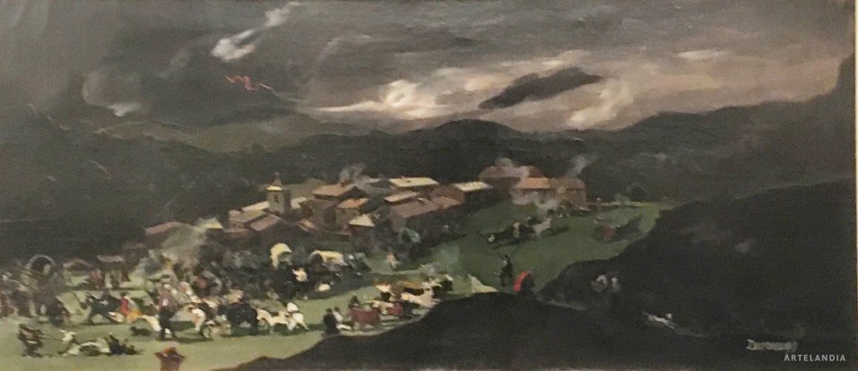 Rafael Durancamps - Capea en el pueblo. Trueno en la feria. 
