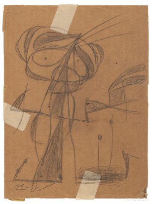 Joan  Miró - Femme, oiseau