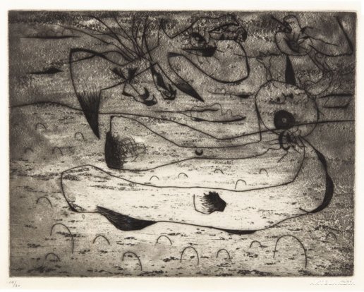 Joan  Miró - LAigle et la Femme la Nuit