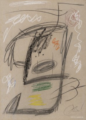 Joan  Miró - Personnage, oiseau